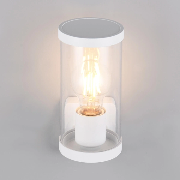 Metalowa lampa ścienna Bonito R21596131 IP44 tuba biały