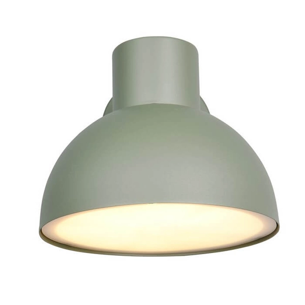 Lampa ścienna do łazienki ELBE 262360115 metalowa kopuła IP44 zielona