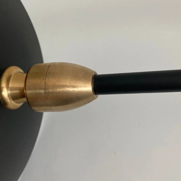 Kinkiet ścienny na peszlu Crane ST-W8701 Step do sypialni czarny