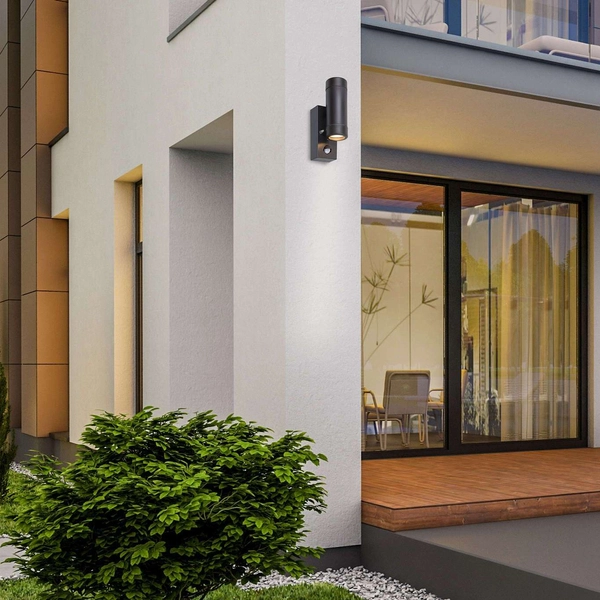 Zewnętrzna LAMPA ścienna MEDINA 8835 Rabalux kinkiet OPRAWA elewacyjna tuba IP44 czarna