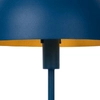 Stołowa LAMPA stojąca SIEMON 45596/01/35 Lucide metalowa LAMPKA biurkowa kopuła niebieska
