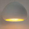 Zwisająca lampa nad stół Lava 41076 Sigma do jadalni biała złota