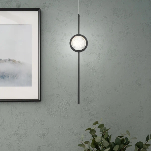 Salonowa lampa wisząca Barletta QN-BARLETTA-1P-BK LED 6W 3000K czarny