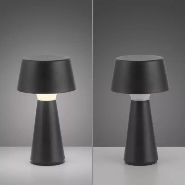 Lampa stołowa ABERA czarna LED 3W 3000K IP54 ściemniana nowoczesna do biura 19260-18