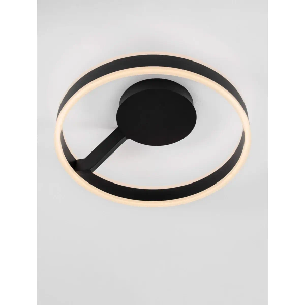 Pierścieniowa sufitowa lampa SOLVIRA LE45493 LED 28W 2700-4000K czarny