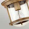 Sufitowy plafon QN-HADRIAN-MINI-F-BR-CLEAR retro brązowy