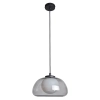 Nowoczesna lampa wisząca nad stół Ainale PND-54637-1-BK-SG przydymiona