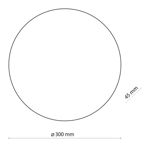 Kinkiet salonowy księżyc Luna 6045 TK Lighting koło metalowy złoty