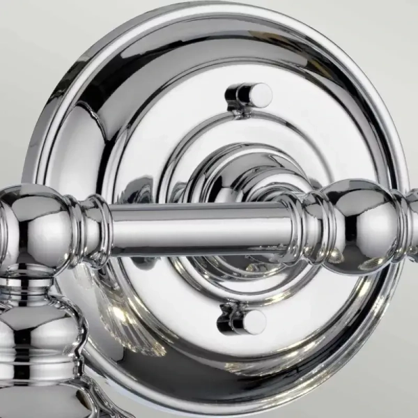 Łazienkowy kinkiet ścienny szklany KEYNES QN-KEYNES4-BATH IP44 srebrny