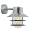 Ogrodowa lampa ścienna Blokhus 25051031 IP54 retro srebrny