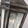 Ogrodowa LAMPA ścienna Londontowne FE-LONDONTOWNE Elstead FEISS metalowa OPRAWA elewacyjna latarenka outdoor IP44 czarna posrebrzana