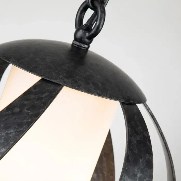 Zewnętrzna lampa wisząca Blacksmith QN-BLACKSMITH-P-OBK IP44 czarny