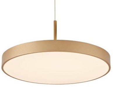 Lampa metalowa wisząca Marcello AZ5089 LED 30W 3000-6500K złota