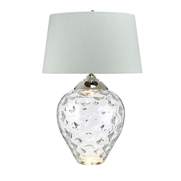 Biurkowa lampa QN-SAMARA-TL-LRG-CLR bezbarwna nikiel