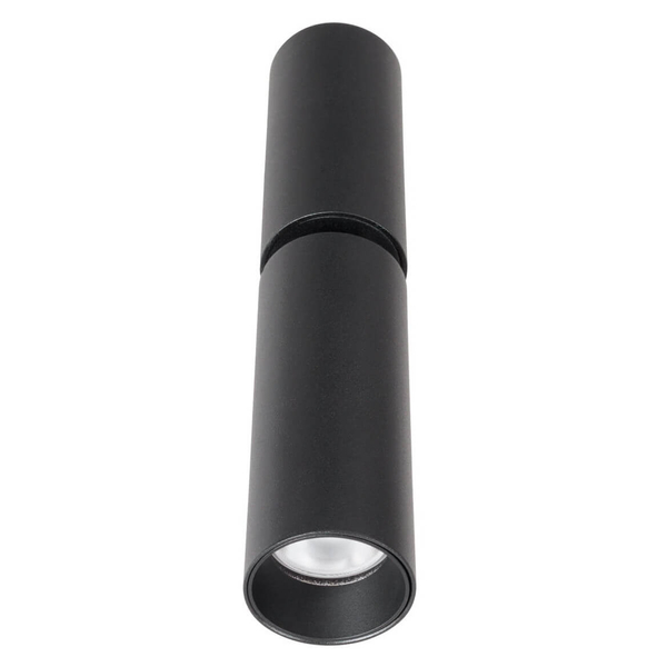 Metalowa lampa sufitowa HALO C0248 Maxlight LED 7W 3000K regulowana tuba czarny