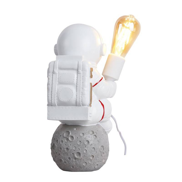 Dziecięca lampa nocna Amstrong ABR-KARD6 astronauta Abruzzo biały szary