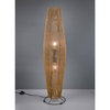 Ekologiczna lampa podłogowa Miki R41102026 papier brązowa