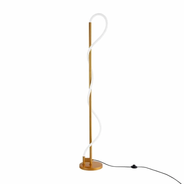 Podłogowa lampa Spirali ABR-EOS-G-30W Abruzzo LED 30W 3000K wąż złoty
