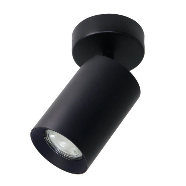 Natynkowa lampa Tore TLS006-BK Zumaline spot metalowa czarna