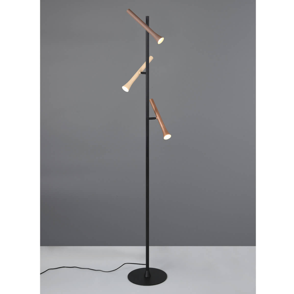 Podłogowa lampa stojąca FIATO 452010317 LED 3W 2300-4000K czarny multikolor