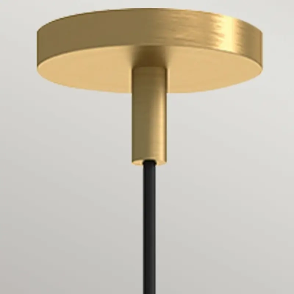 Stożkowa wisząca lampa Remyck ALM-REMYCK-P-GD metalowa złota