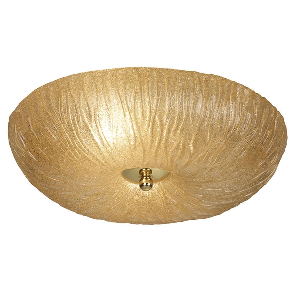 Plafoniera kuchenna Button 8182 Amplex dekoracyjna szklana złoty