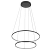 Zwisowa lampa salonowa Circolo 10864 Nowodvorski LED 35W 4000K czarna