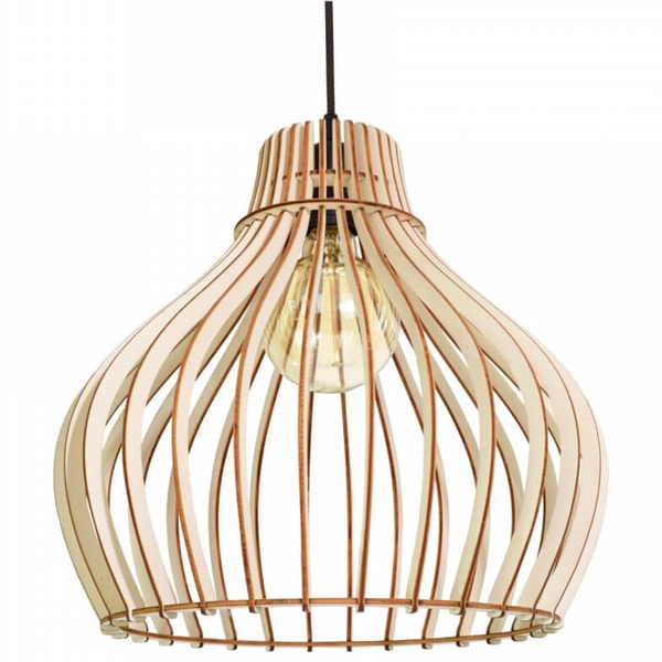 3-płomienna lampa wisząca 137623620583 skandynawska drewno