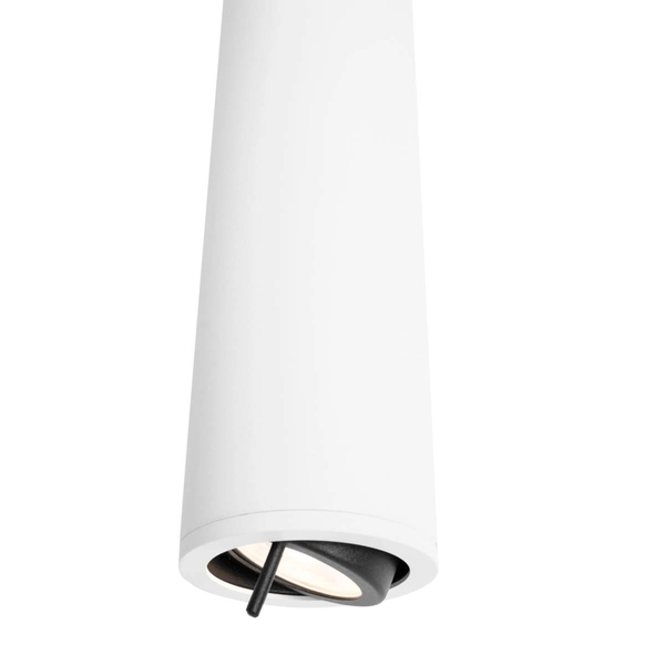 Sypialniany kinkiet tuba Laxer W0331 Maxlight góra-dół metalowy biały