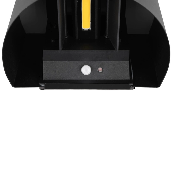 Elewacyjny kinkiet z czujnikiem Talent R27769132 LED 2W 3000K IP44 czarny