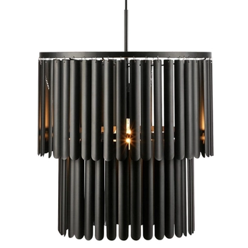 Lampa wisząca Viento 108581 Markslojd metalowe rurki modernistyczna czarna