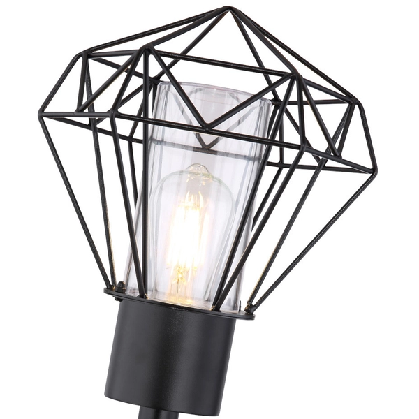 Elewacyjna LAMPA zewnętrzna HORACE 31355W Globo ścienna OPRAWA ogrodowa druciana outdoor IP44 czarna