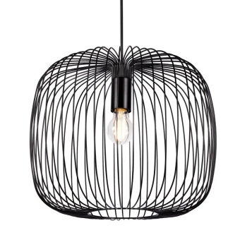 Druciana lampa wisząca Beroni 2213313003 industrialna czarny