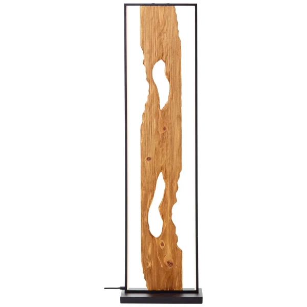Podłogowa lampa drewniana Chaumont G94542/76 LED 20W 3000K czarna