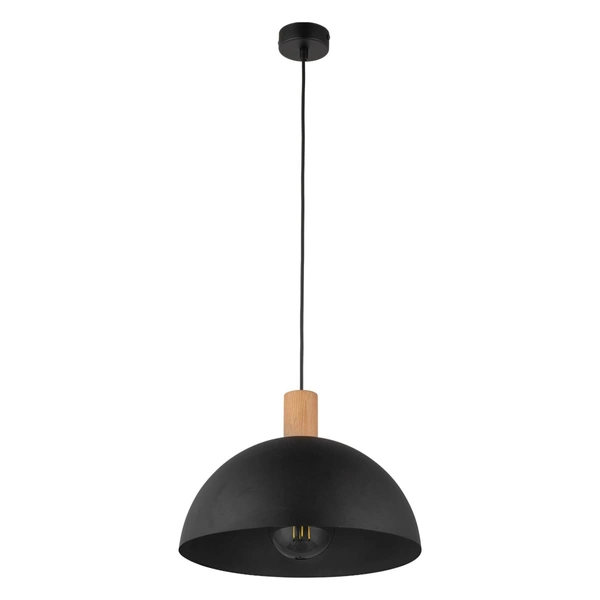 Wisząca lampa salonowa Oslo 4852 TK Lighting skandynawska drewniana czarna