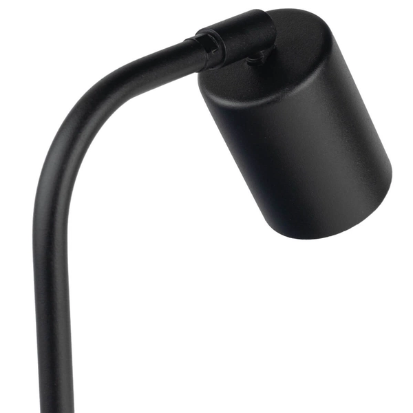 Lampka stolikowa Logan 5414 do salonu z regulacją tubka czarna