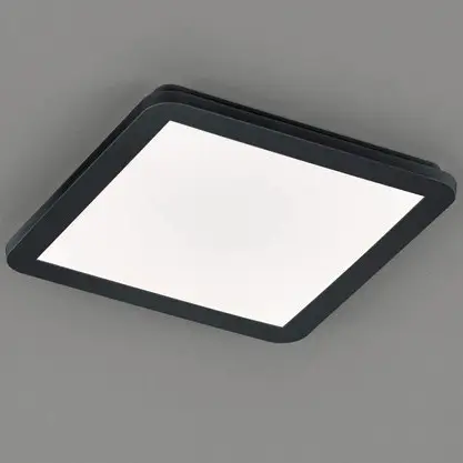 Lampa sufitowa kwadratowa CAMILLUS R62931832 LED 18W 3000K IP44 czarny