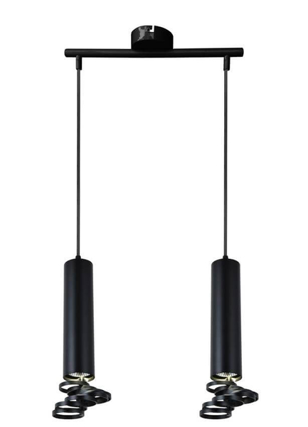 Lampa wisząca podwójna Tuba 32-78650 Candellux LED 100W nad stół czarna