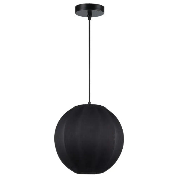 Loftowa wisząca lampa Dana ML1806 kula z tkaniny czarny