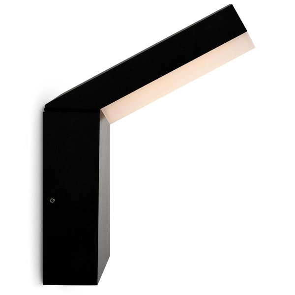 Ścienna lampa zewnętrzna Paso O595WL-L12B3K Maytoni LED 12W 3000K IP54 czarna