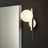 Ścienna lampa do łazienki L&-194080 Light& szklana kula IP44 chrom