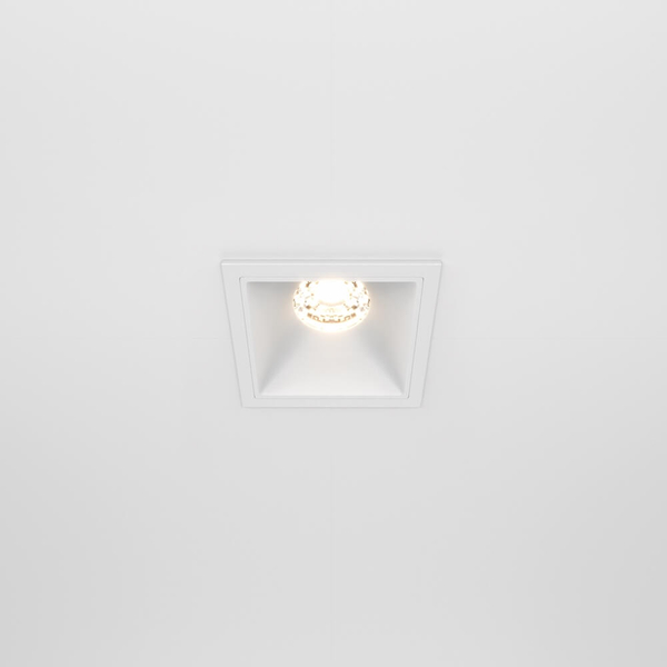 Sufitowa lampa Alfa DL043-01-10W3K-D-SQ-W LED 10W 3000K podtynkowa biały