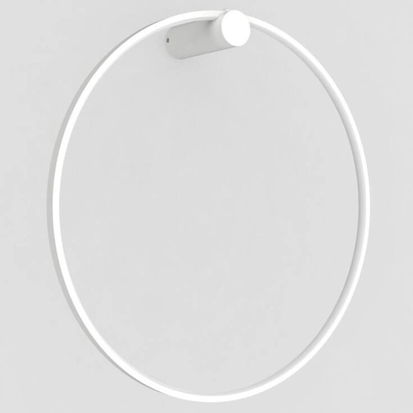 Okrągły kinkiet ścienny Mirror LP-999/1W S WH LED 50W 3000K IP44 biały