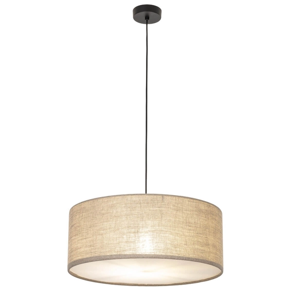 Lampa zwisająca nad wyspę Earth 10100 walec do kuchni beżowa