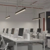 Podłużna lampa wisząca Sigi PL0128-BK Yaskr LED 36W 3000K belka czarna