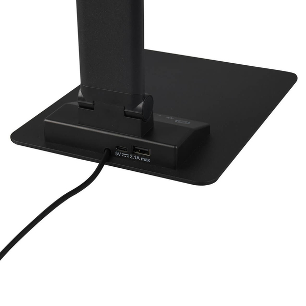Ledowa lampka biurkowa Travis 545310132 6W 3000-6500K dotykowa czarna