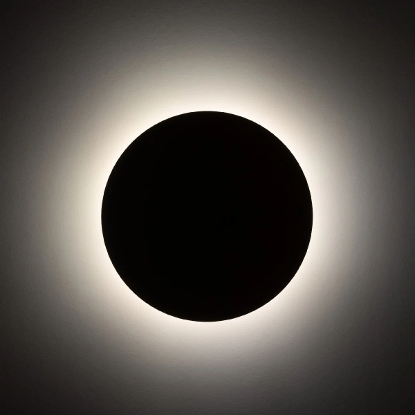 Dekoracyjna lampa ścienna Luna Sabia 10625 okrągłą koło beżowy