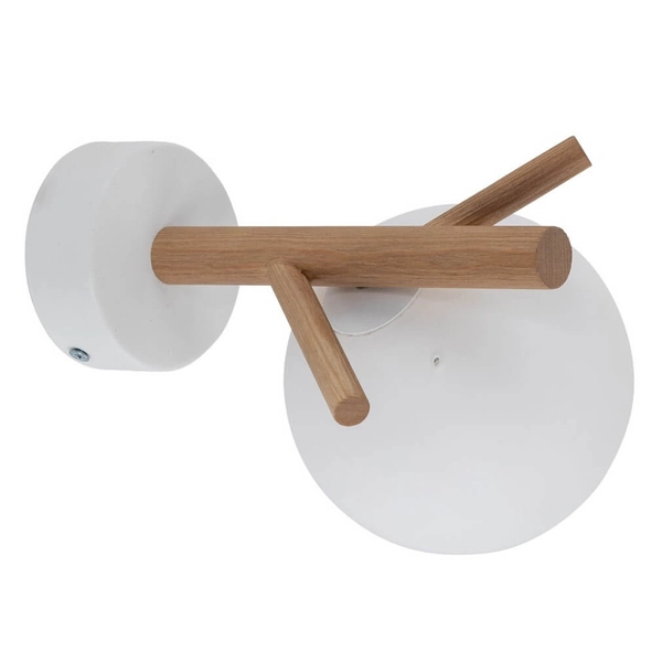 Kinkiet ścienny Sheron 5307 TK Lighting boho eko drewniany biały