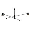LAMPA sufitowa DAKATA 5636 Shilo metalowa OPRAWA tuby czarne
