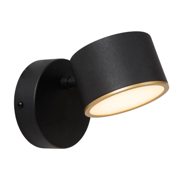 Ścienna lampa metalowa GIAN 44217/08/30 LED 9W 2700K czarna złota